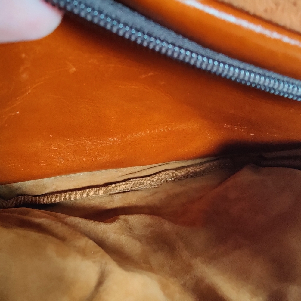 Patricia Nash Brown Leather Multi Pocket Crossbody Purse - Picture 16 of 16